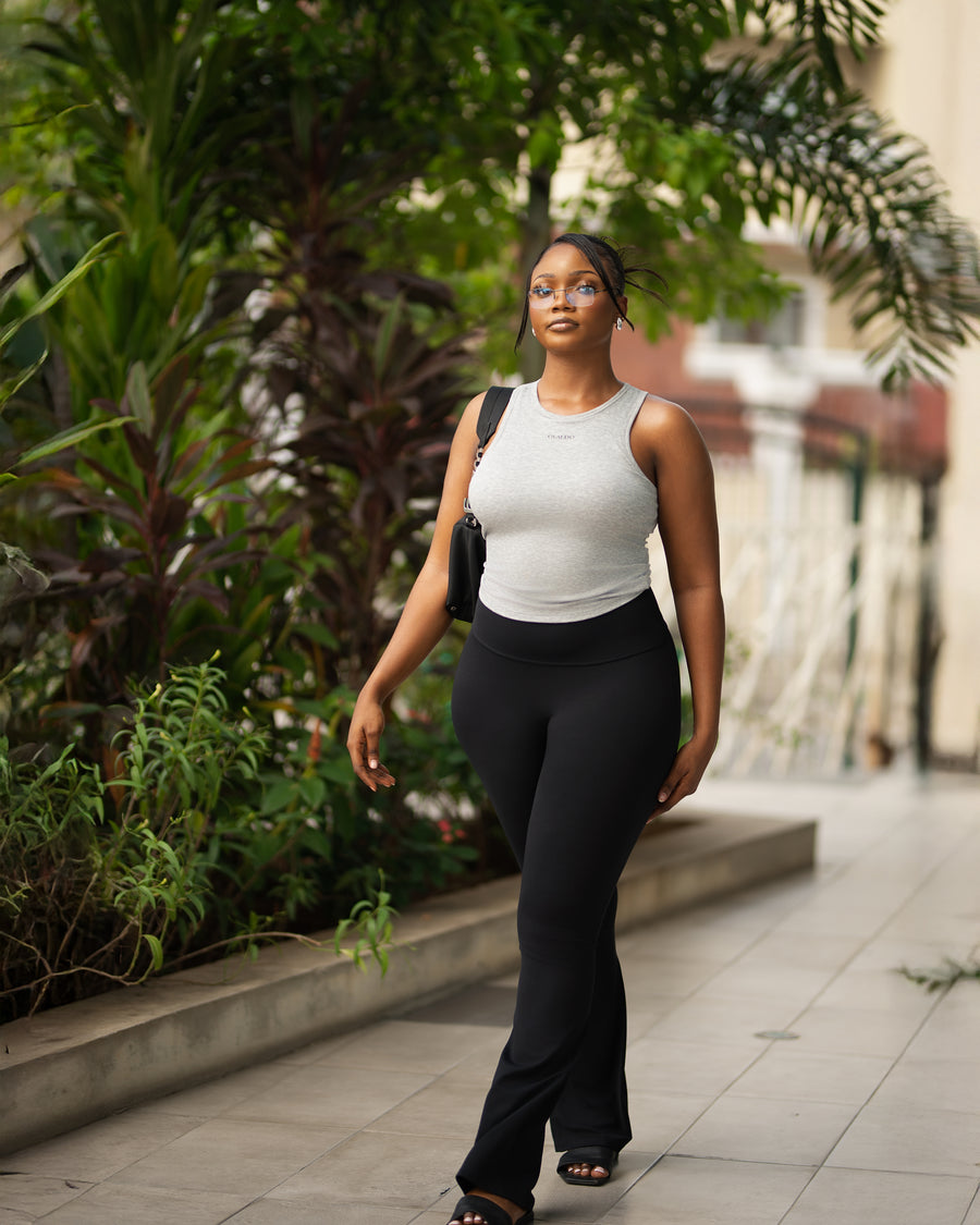 Flared Contour Scrunchy Leggings