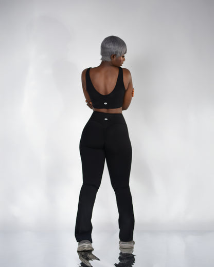 Flared Contour Scrunchy Leggings