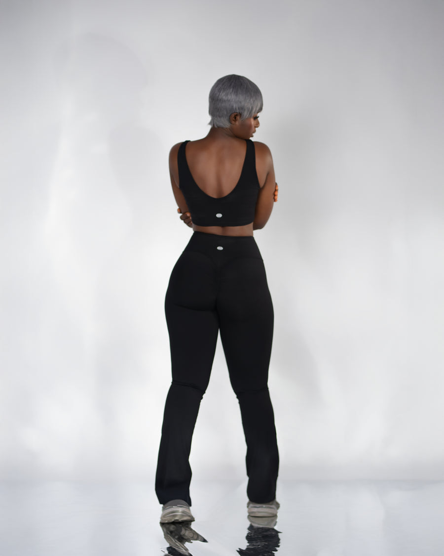Flared Contour Scrunchy Leggings