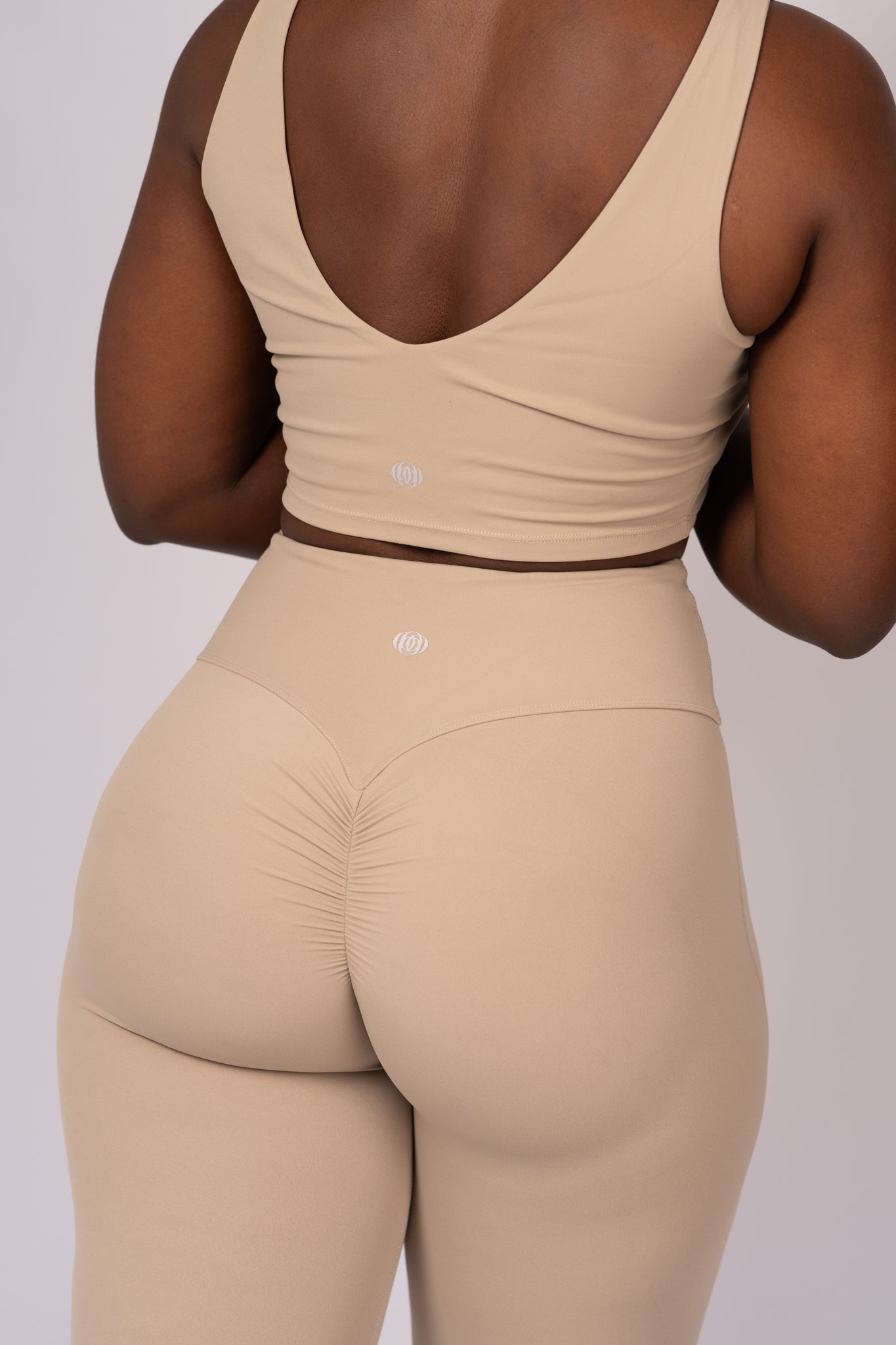 Flared Contour Scrunchy Leggings